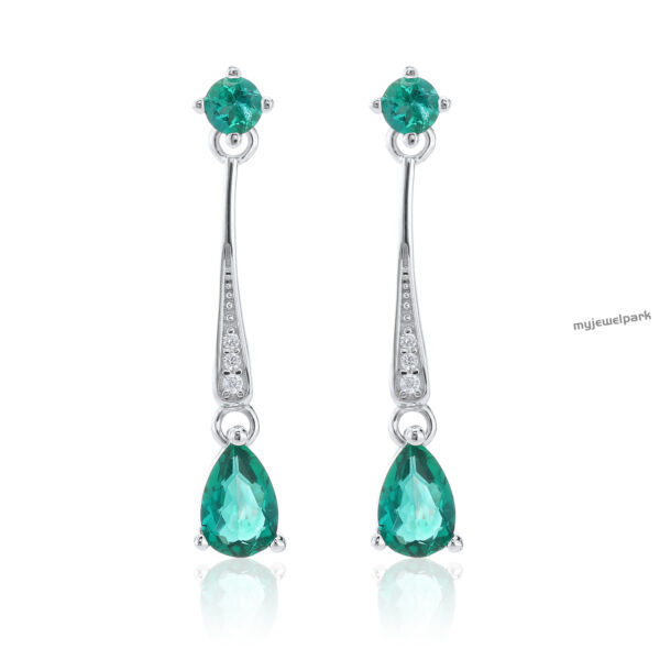 Emerald Drop Earrings