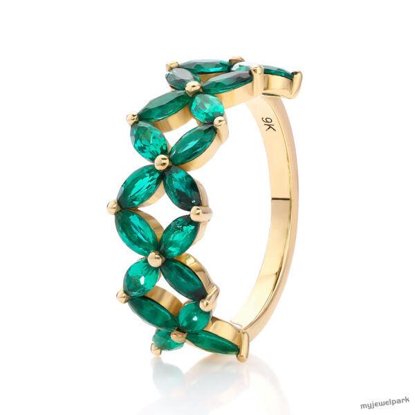 Marquise Flower Ring