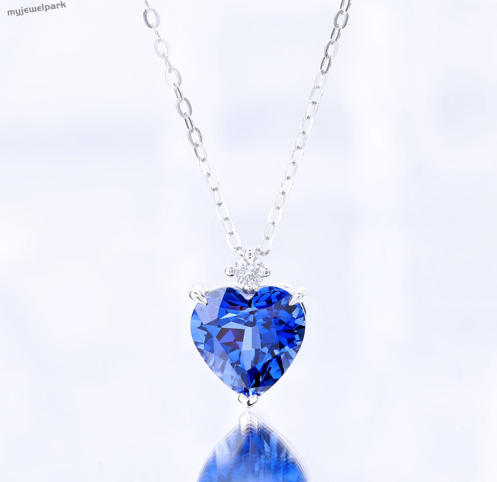 Heart Sapphire Pendant