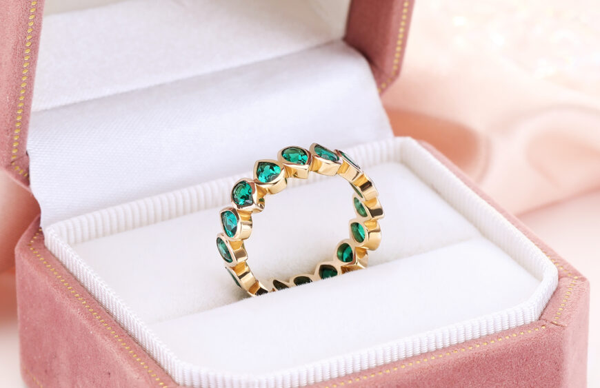 affordable emerald engagement rings
