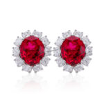 Cluster Diamond Earrings