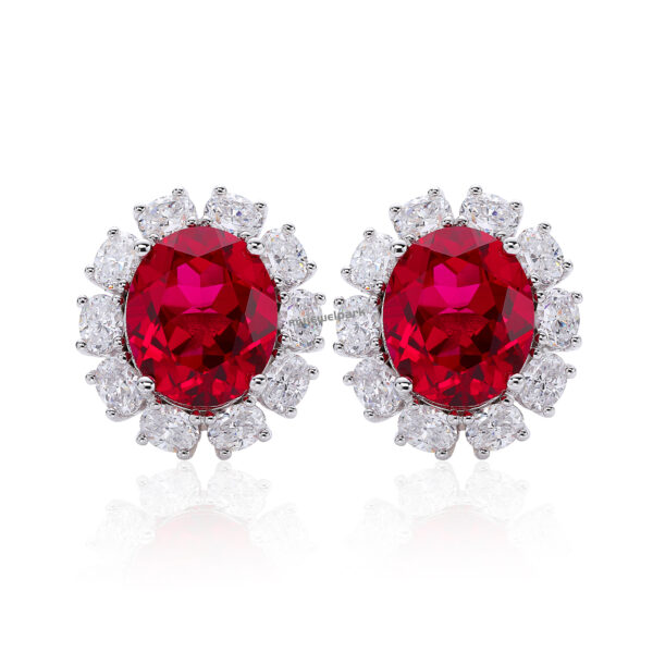 Cluster Diamond Earrings