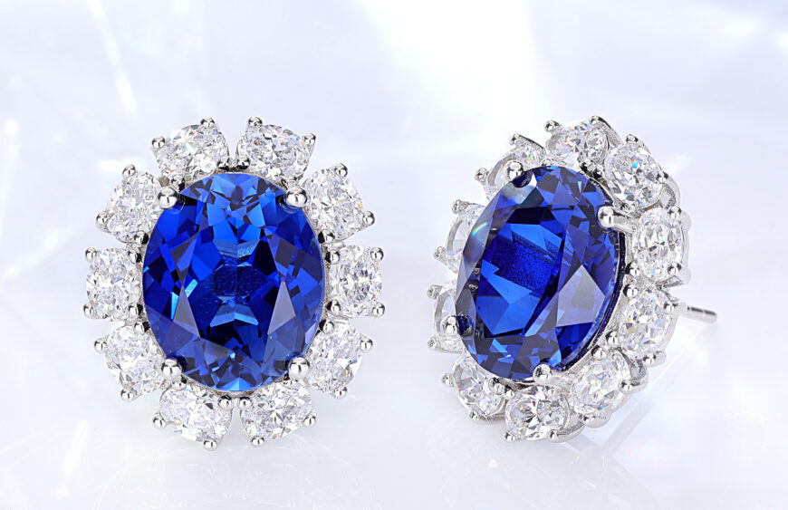 lab grown sapphire jewelry