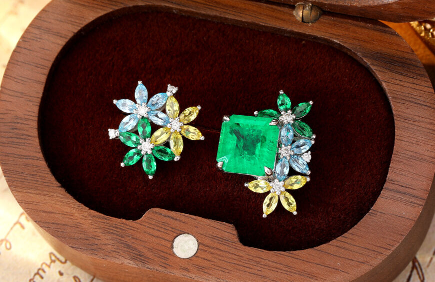 Lab Grown Emerald Jewelry