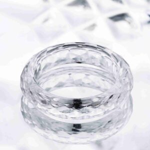 Eternity Faceted Lab Grown Sapphire Band