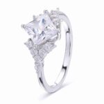Princess Cluster Diamond Ring