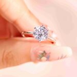 moissanite engagement band