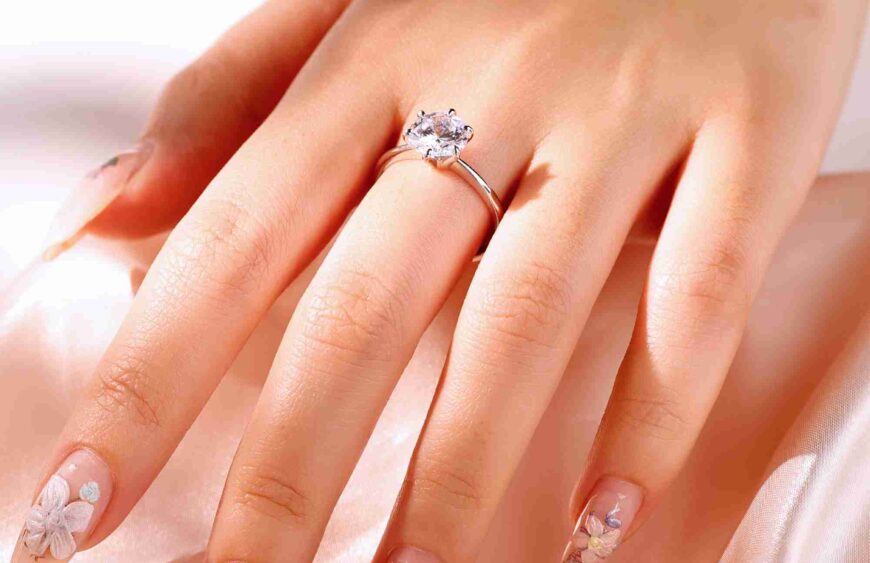 lab diamond wedding band