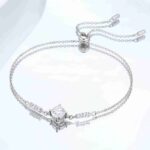 Moissanite Slider Bracelet