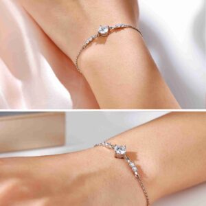 CLB-102-圆形莫桑手链5