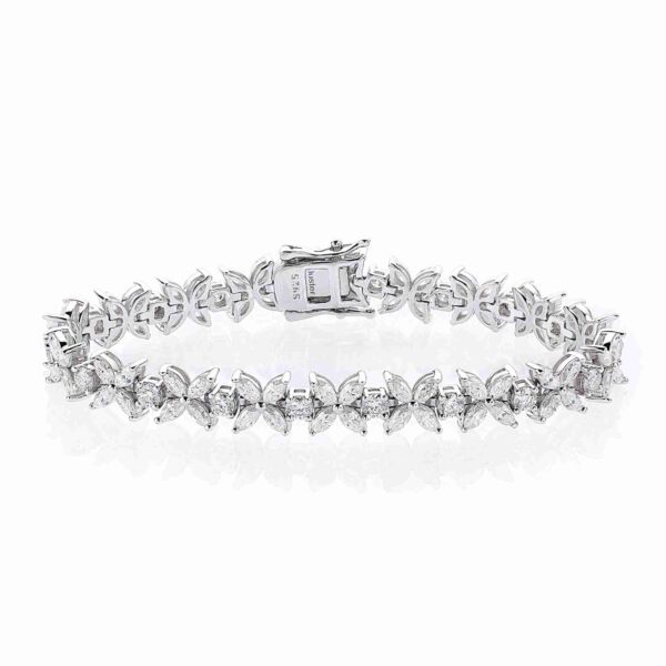 flower tennis bracelet