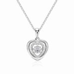 Dancing Moissanite Pendant