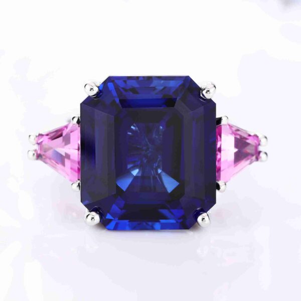 Sapphire Trilogy Ring